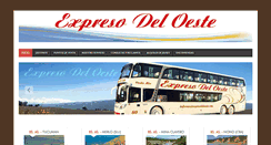 Desktop Screenshot of expresodeloeste.com