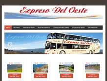 Tablet Screenshot of expresodeloeste.com